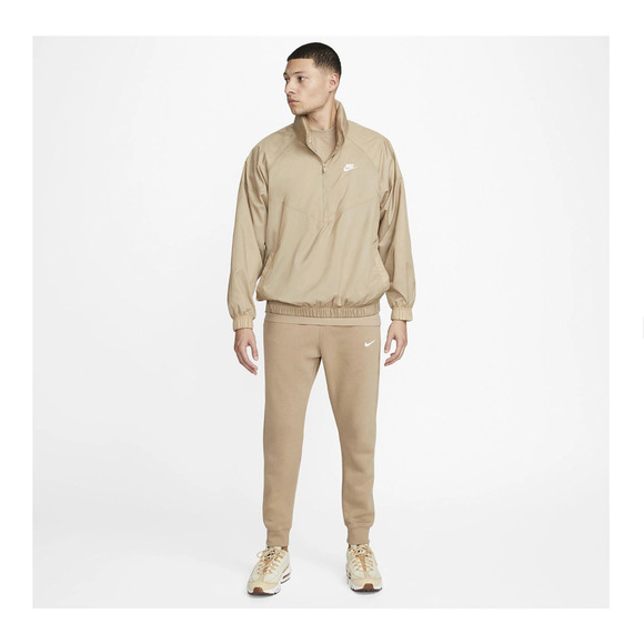Nike Sportswear Fleece Joggers Sweatpants Khaki Tapered Leg Mens XL 716830 247 - Picture 7 of 13